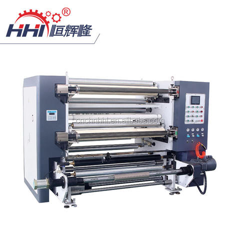 HFQL1400 High Speed Slitter Machine apply to the breathable PE film and PET coil slitting