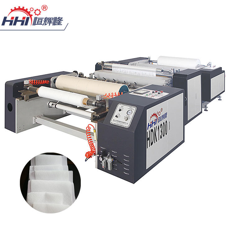 Electric Automatic High-Accuracy Pe Film Laminated Nonwoven Diaper Embossing Machine with Wood Packaging